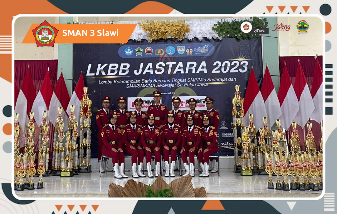 Paskibra Sman 3 Slawi Hadiahkan Piala Lagi Sman 3 Slawi