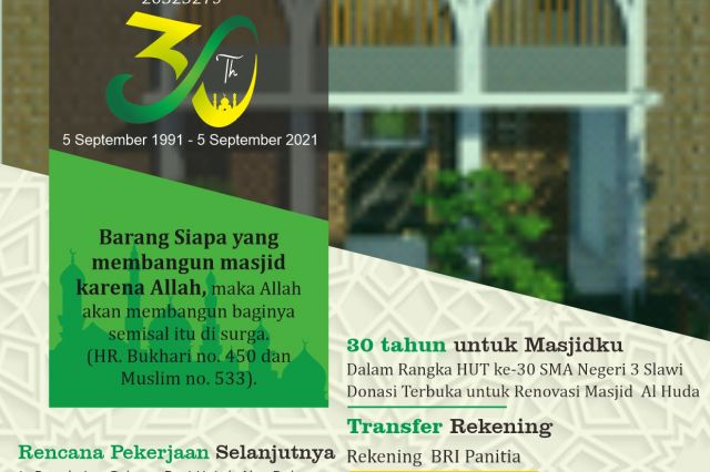 30 Tahun untuk Masjidku