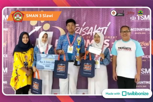 SMAN 3 Boyong 2 Piala dari Trisakti