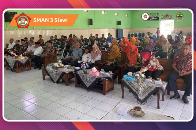 Hari Pertama Masuk Sekolah, SMAN 3 Slawi Gelar Halal Bihalal