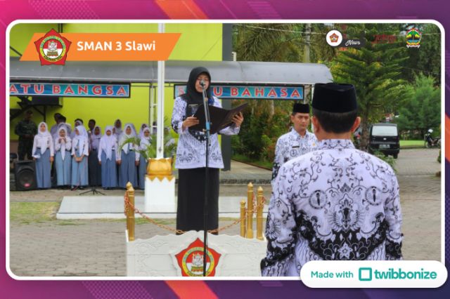 SMAN 3 Slawi Jadi Tuan Rumah Upacara HUT PGRI dan HGN