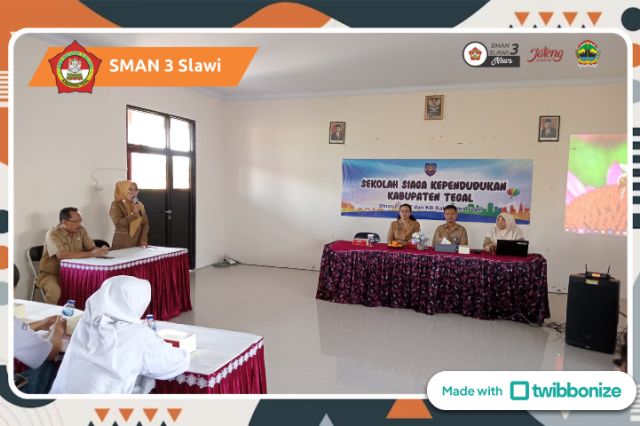 Dinas P3AP2 dan KB Kab. Tegal Sosialisasikan Sekolah Siaga Kependudukan